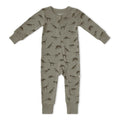 Organic Cotton 2-Way Zip Romper - Dinos