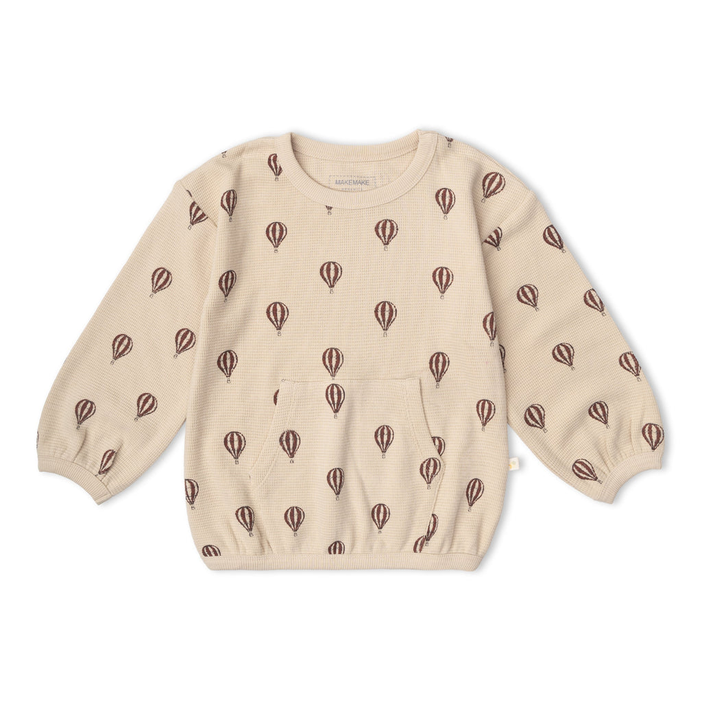 Organic Cotton Tee & Pant Slouch Set - Ballon Voyage