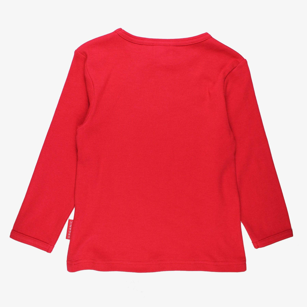 Organic Cotton Long Sleeve T-Shirt - Cat Appliqué