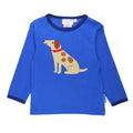 Organic Cotton Long Sleeve T-Shirt - Dog Appliqué