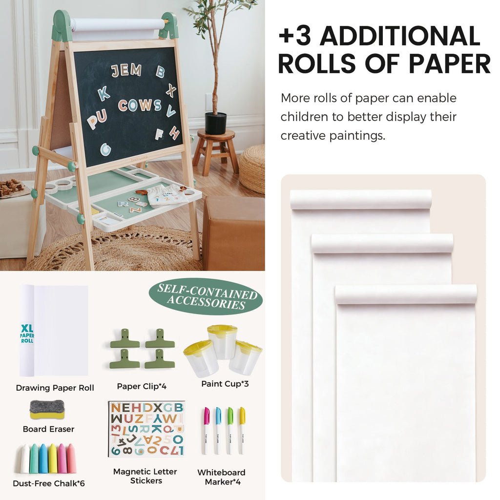 Magnitales Easel & Paper Roll Set
