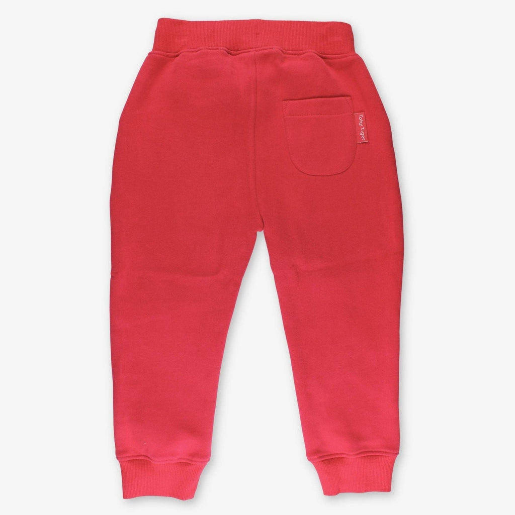 Organic Cotton Joggers - Red